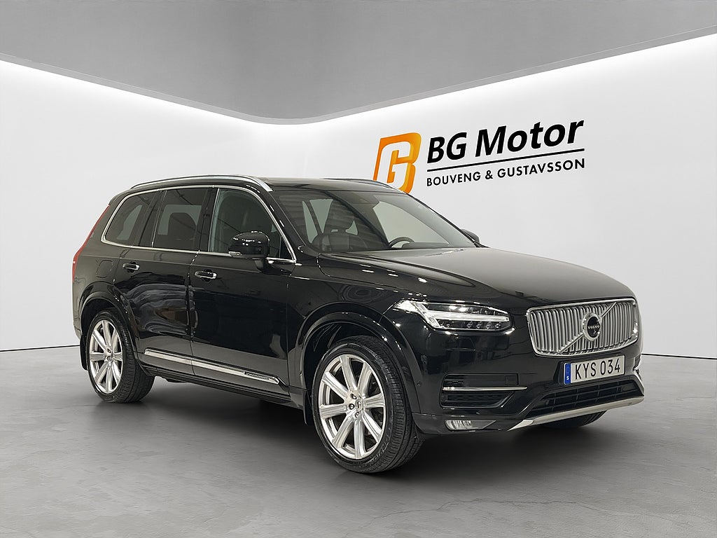Volvo XC90 7-seater D5 225hk Aut Drag/Värmare/360/Pano/Nyservad