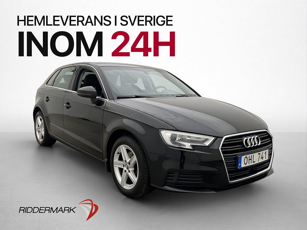 Audi A3 Sportback 1.0 TFSI 116hk Comfort P-Sensorer Adp-Fart