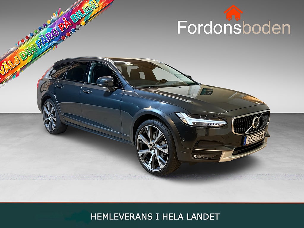 Volvo V90 Cross Country D5 AWD Advanced Teknikpaket Pro H/K Drag Pano 360° HUD