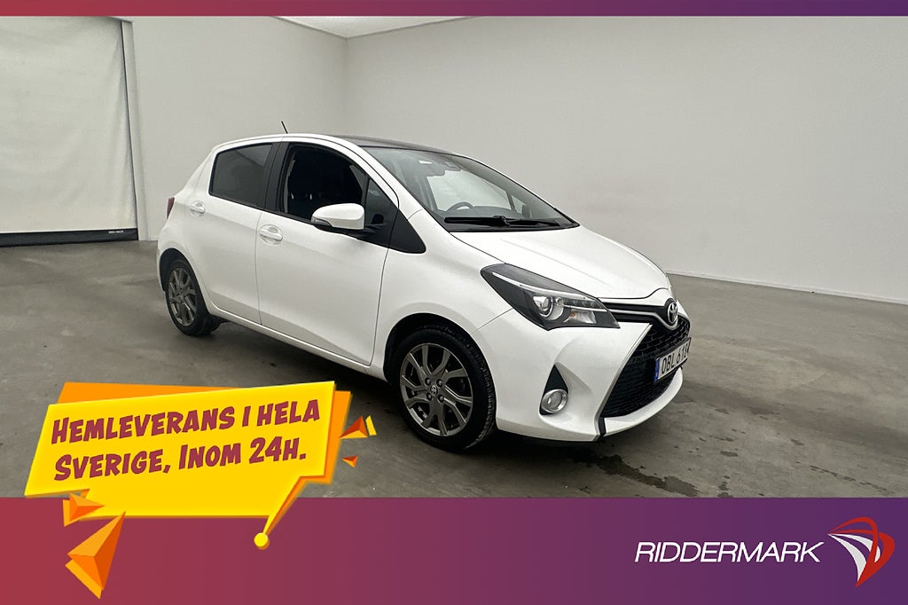 Toyota Yaris 1.33 VVT-i 99hk Style Panorama Kamera Bluetooth