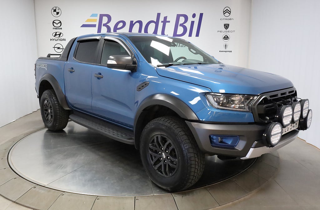 Ford Ranger Raptor Raptor 213hk | Rolltop | Lastsläde | Extra Belysning |