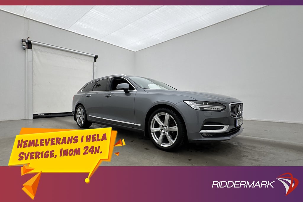 Volvo V90 D4 Inscription Läder Värmare Rattvärme Kamera BLIS