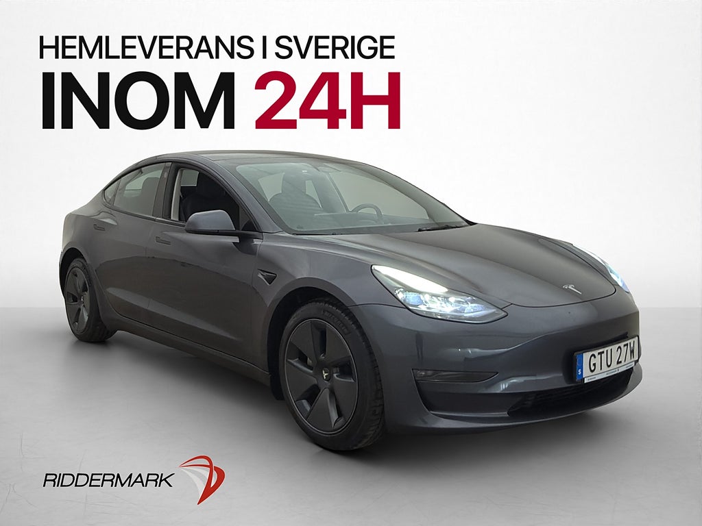 Tesla Model 3 Long Range AWD Autopilot Svensksåld Panorama