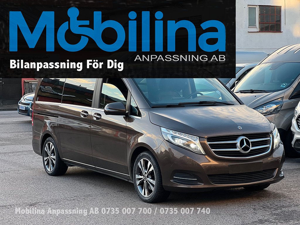 Mercedes-Benz V V250d Aventgarde lång Handikappanpassad