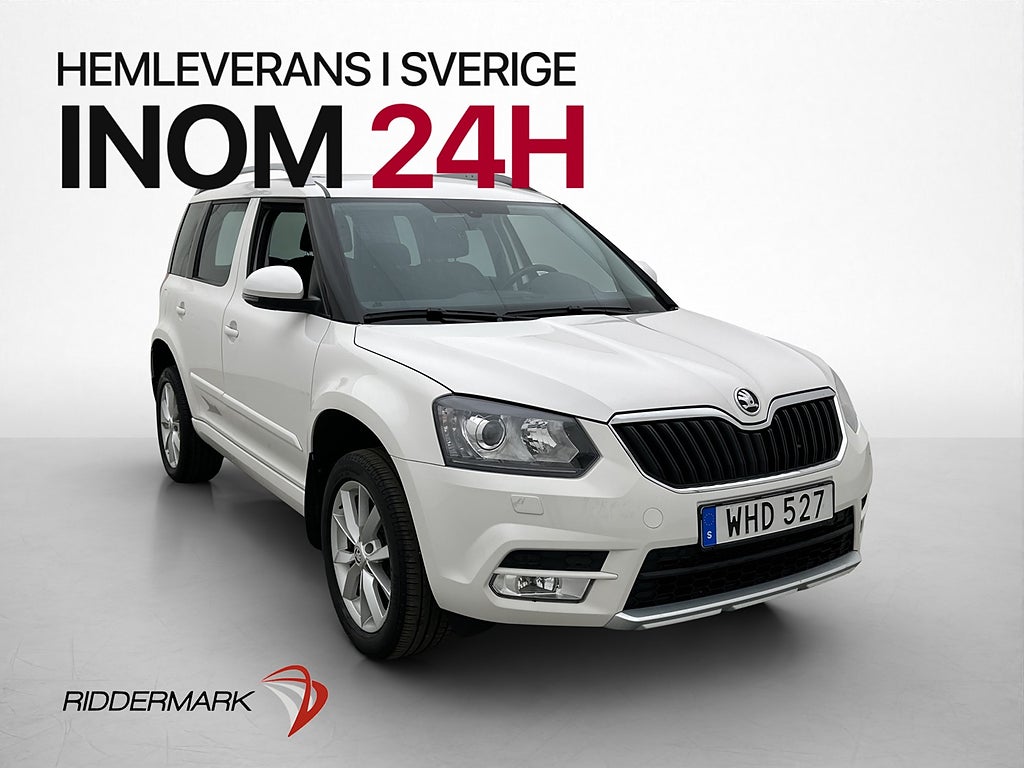 Skoda Yeti 1.2 TSI 110hk Kamera Navi Bluetooth Två-Brukare