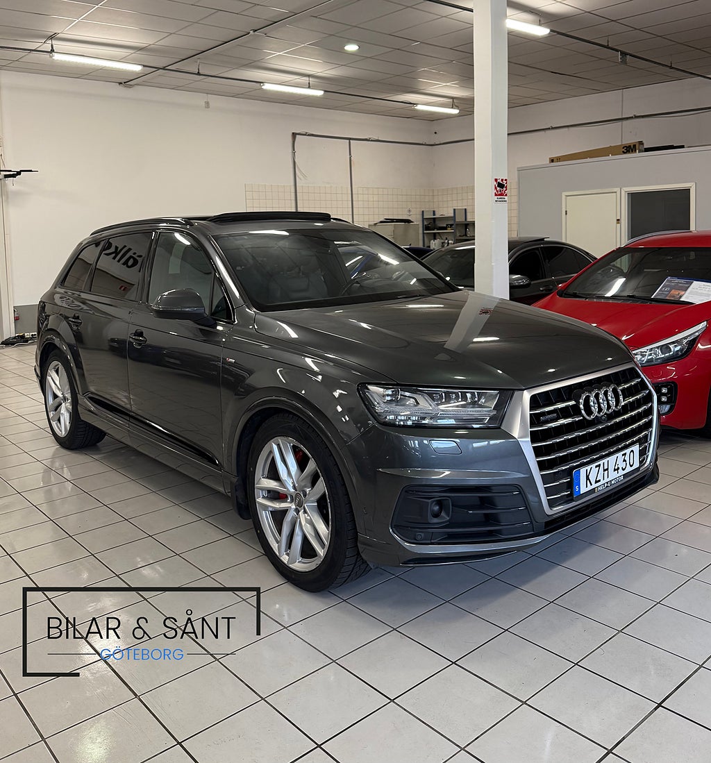 Audi Q7 7-Sits 3.0 TDI V6 Quattro S line Pano Bose SE SPEC