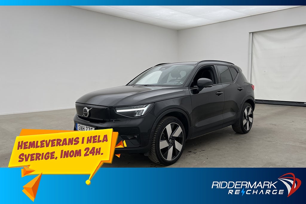Volvo XC40 Recharge Twin motor Ultimate Pano H/K Drag MOMS