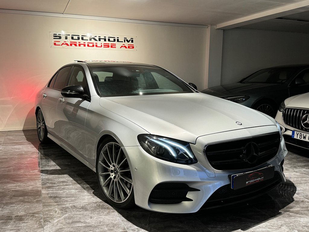 Mercedes-Benz E 220 d 9G-Tronic AMG PANORAMTAK DRAGKROK 