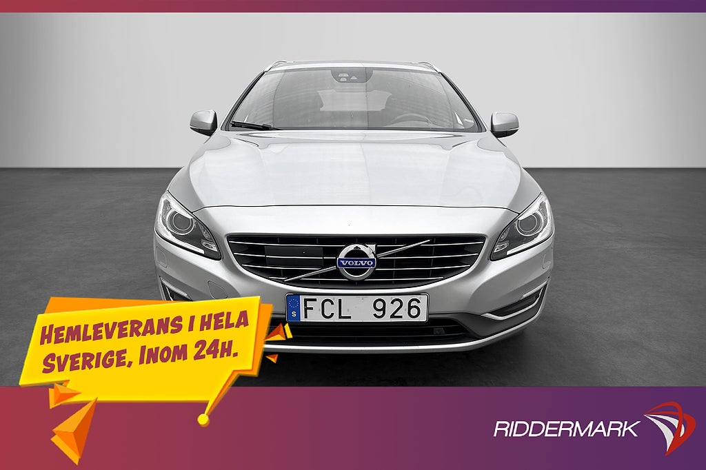 Volvo V60 Polestar T6 AWD 329hk Summum T-lucka BLIS Skinn