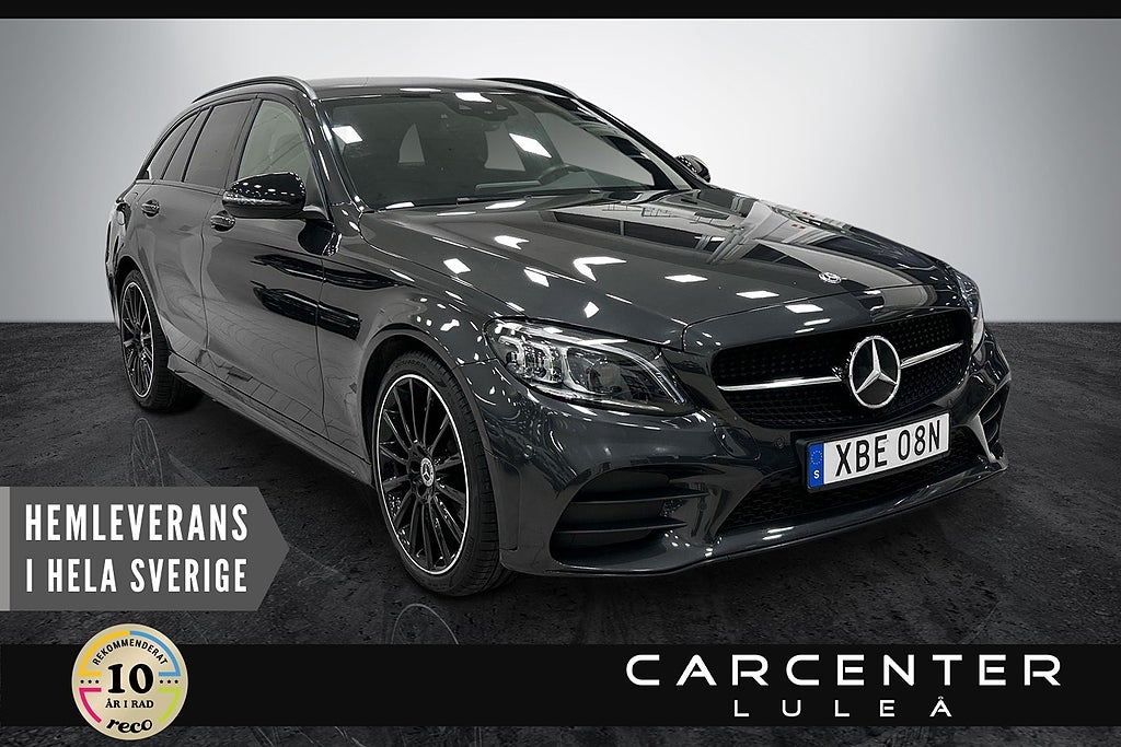 Mercedes-Benz C 220 T d 9G-t AMG Night Edt Cockpit/Värmare/Kamera(SÅLD)