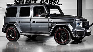 Mercedes-Benz G63 har fått en uppiffning av Brabus. 