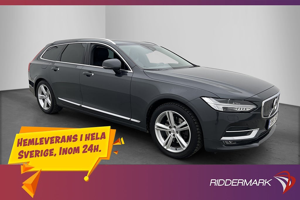 Volvo V90 T5 254hk Inscription Värmare Navi Läder Keyless
