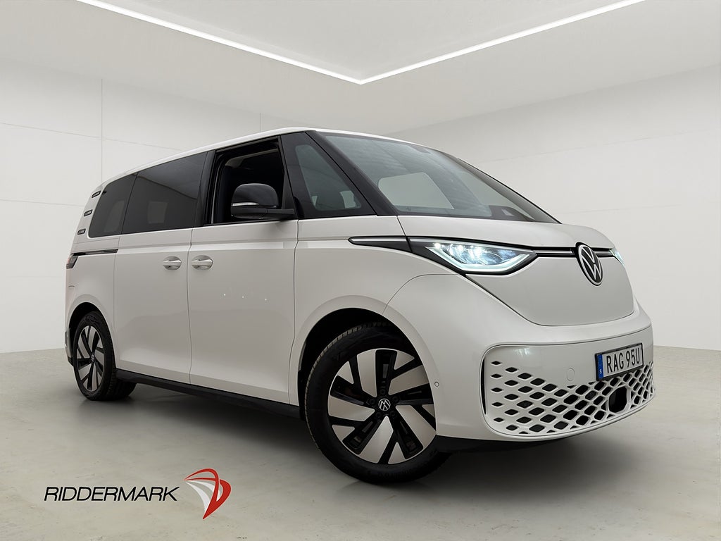 Volkswagen ID. Buzz Plus Pro 82kWh 5-Sits Värm CARPLAY Moms