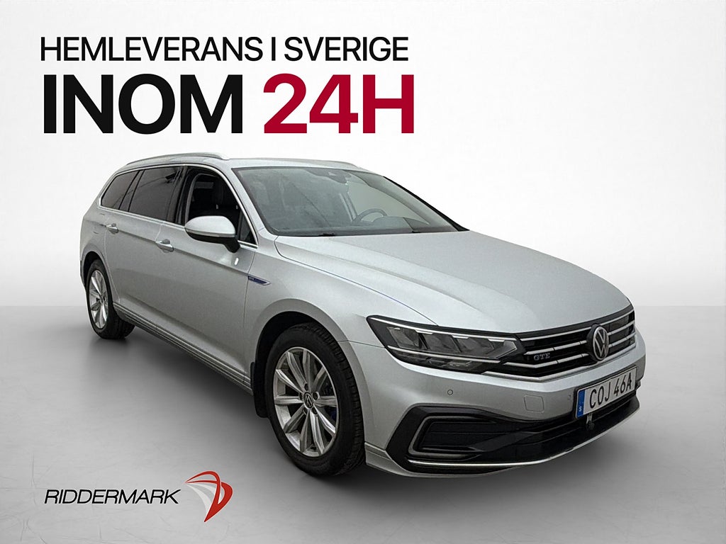 Volkswagen Passat GTE 1.4 TSI Värm kamera Navi P-Sensor Drag