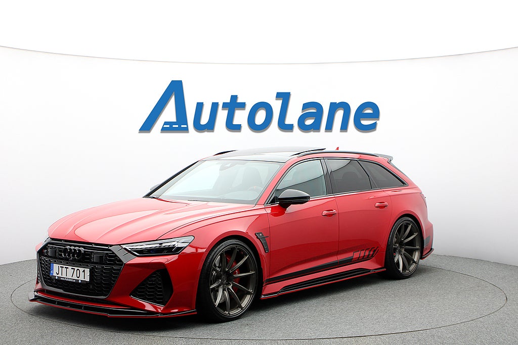 Audi RS6 B&O, Panorama, HUD, BC-Forged 22" 900hk+  *Se Spec*
