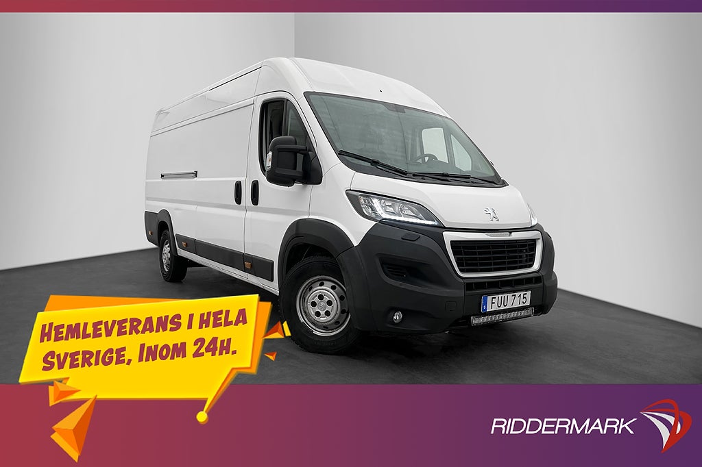 Peugeot Boxer L4H2 2.0 163hk Drag Ny-KamremVärm Farthållare