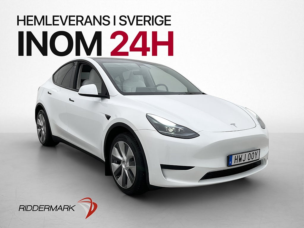 Tesla Model Y Standard Range 299hk Dragkrok Pano AP Sv.Såld