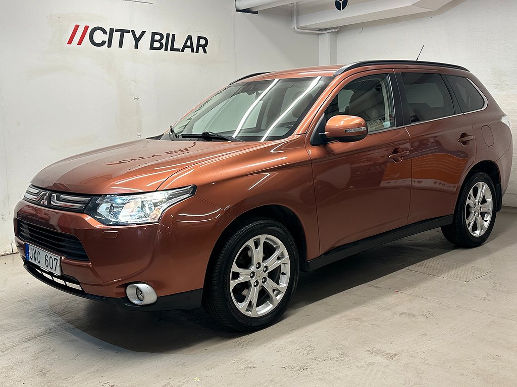 Mitsubishi Outlander 2.2 Di-D 4WD 7-sits Drag Backkamera BT