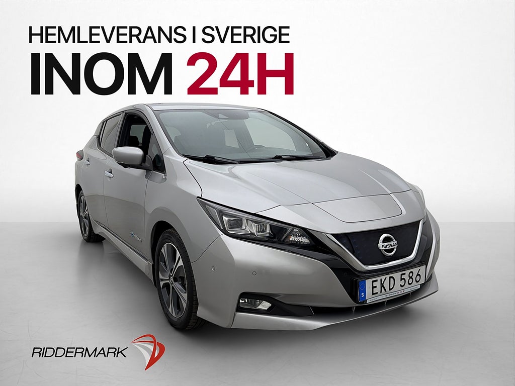 Nissan Leaf 40kWh Tekna 360° BOSE Sensorer Adaptiv-F