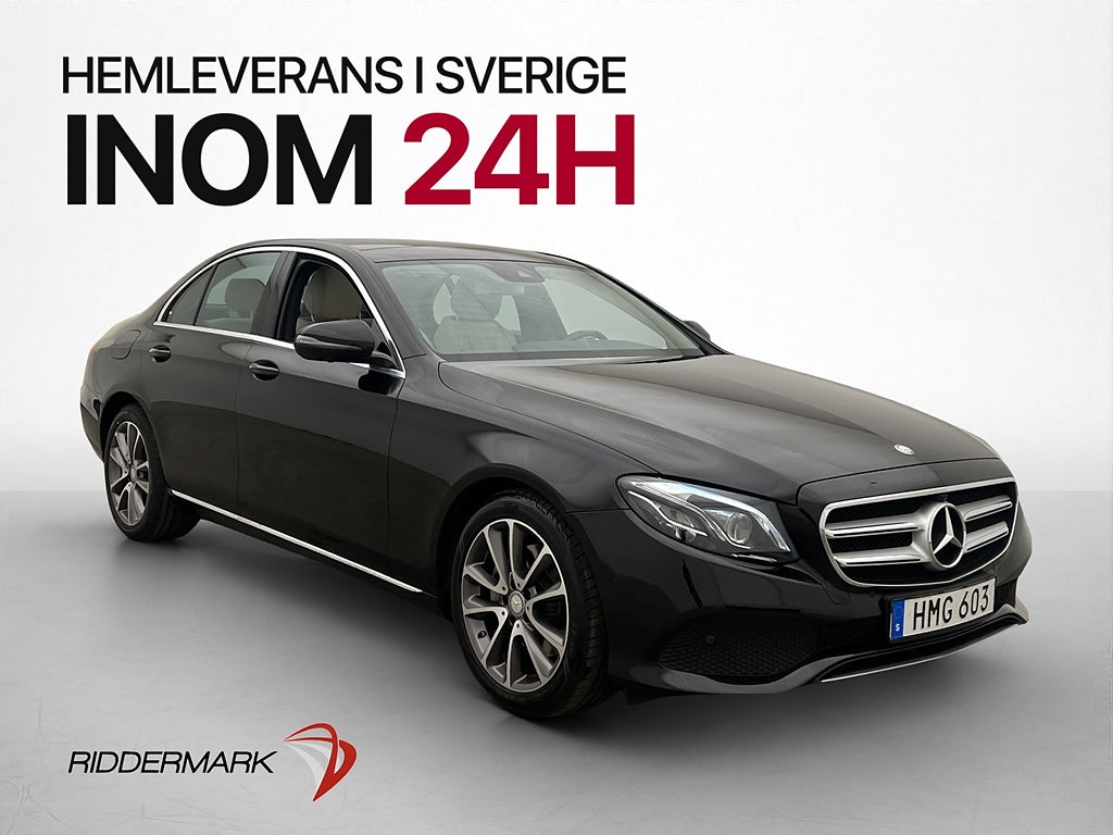 Mercedes-Benz E220 194hk 360° Burmester Ambient Full-servad
