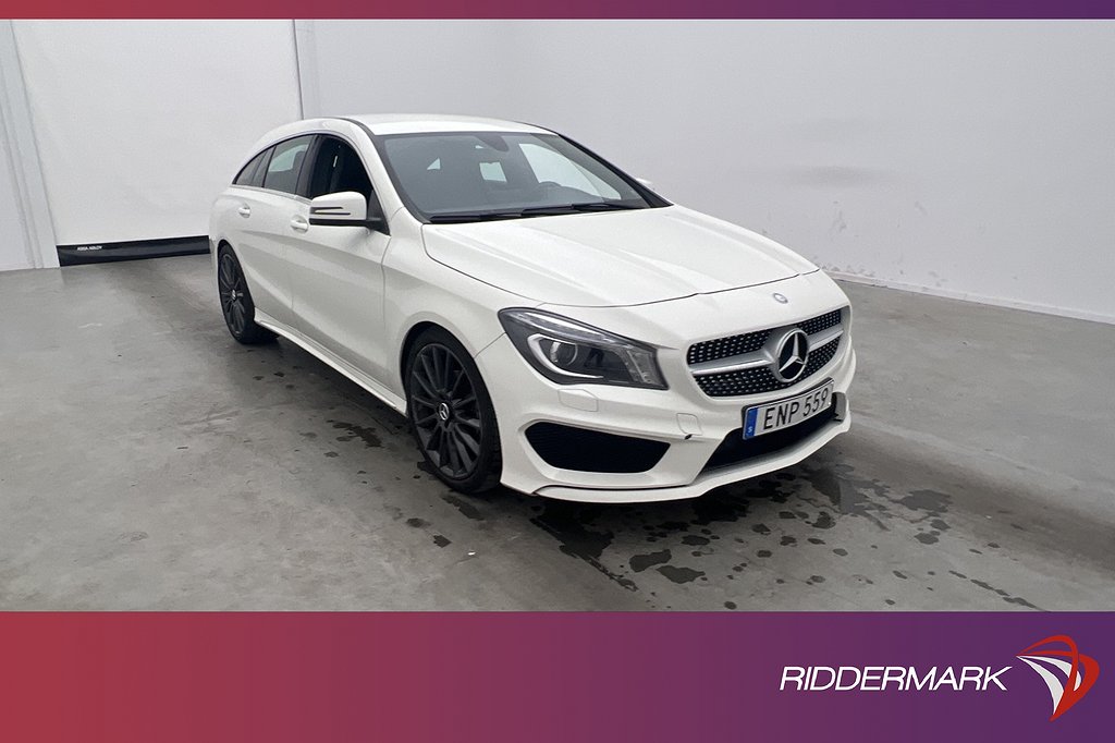 Mercedes-Benz CLA SB 200 CDI 136hk AMG Sport Dragkrok Kamera