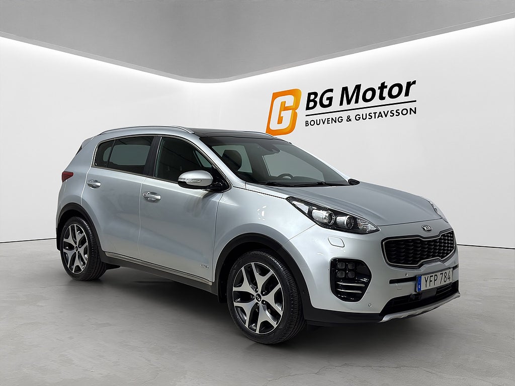 Kia Sportage 2.0 CRDi AWD 185HK Aut GT-Line Pano/M-värmare/Navi/BT