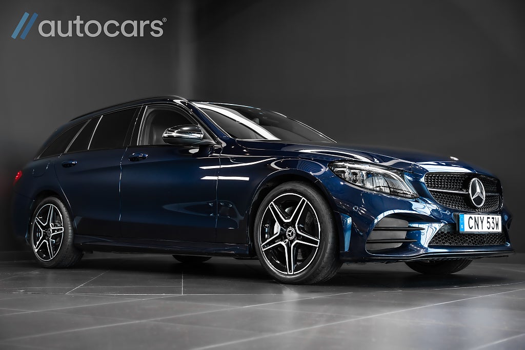 Mercedes-Benz C 220 T d 194hk 9G AMG Night|Leasbar|Burmester