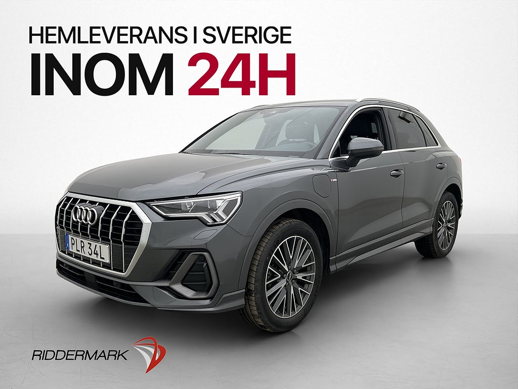 Audi Q3 45 Ladd Hybrid S Line Leasing 360kr skatt Välskött