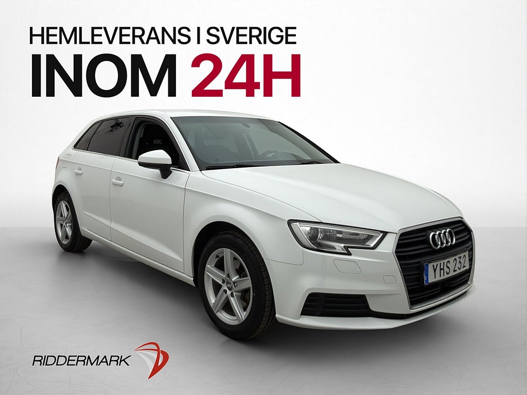 Audi A3 1.0 TFSI 116hk Proline P-Sensorer CarPlay 0.46l/mil