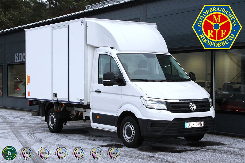 Volkswagen crafter Chassi 35 Volymskåp, BG-Lyft, 3.99%