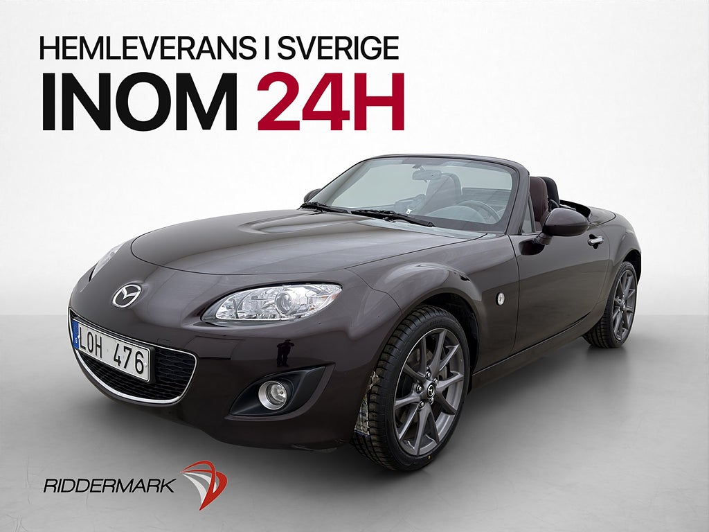 Mazda MX-5 Roadster Coupe 1.8 MZR 126hk Farthållare Skinn