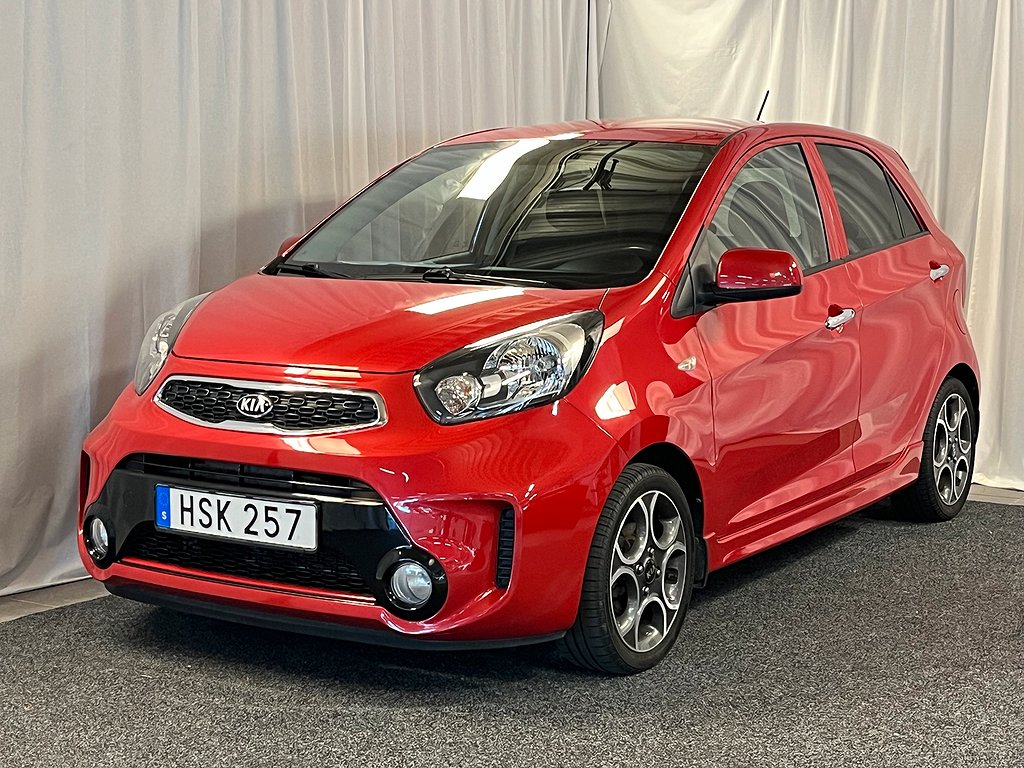 Kia Picanto 5-d 1.2 Aut GLS Rattvärme Bluetooth ACC