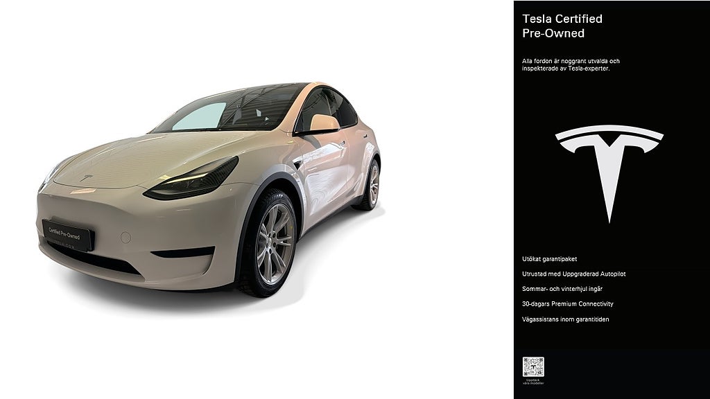 Tesla Model Y Standard Range RWD Certified Pre-Owned 3,84% ränta