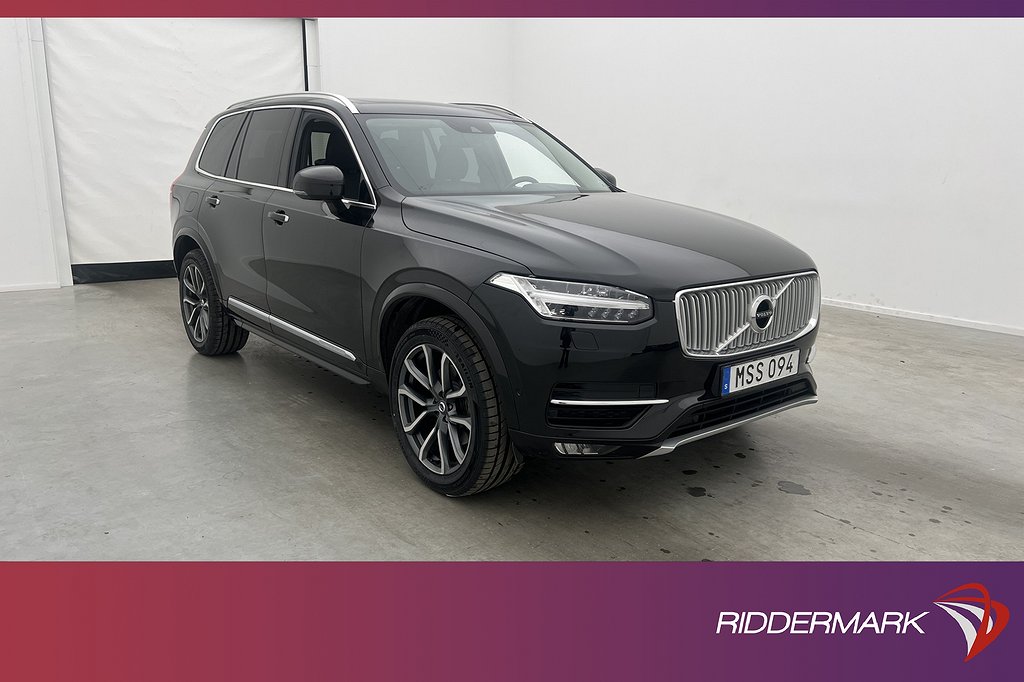 Volvo XC90 D5 AWD Inscription 7-Sit VOC Pano HUD Kamera Drag