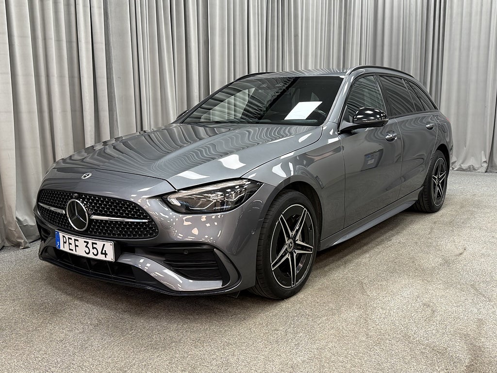 Mercedes-Benz C 300 e 313HK AMG Kombi Aut Burmester/Drag/360 kamera