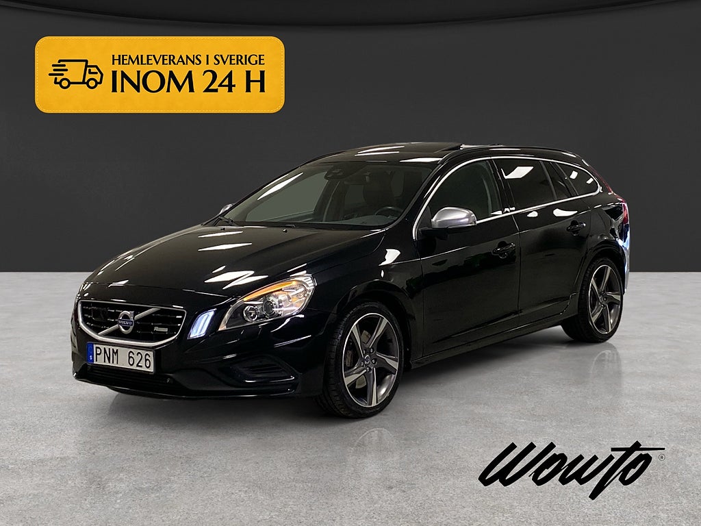 Volvo V60 T6 AWD 329HK Black R /Ferrita /Taklucka
