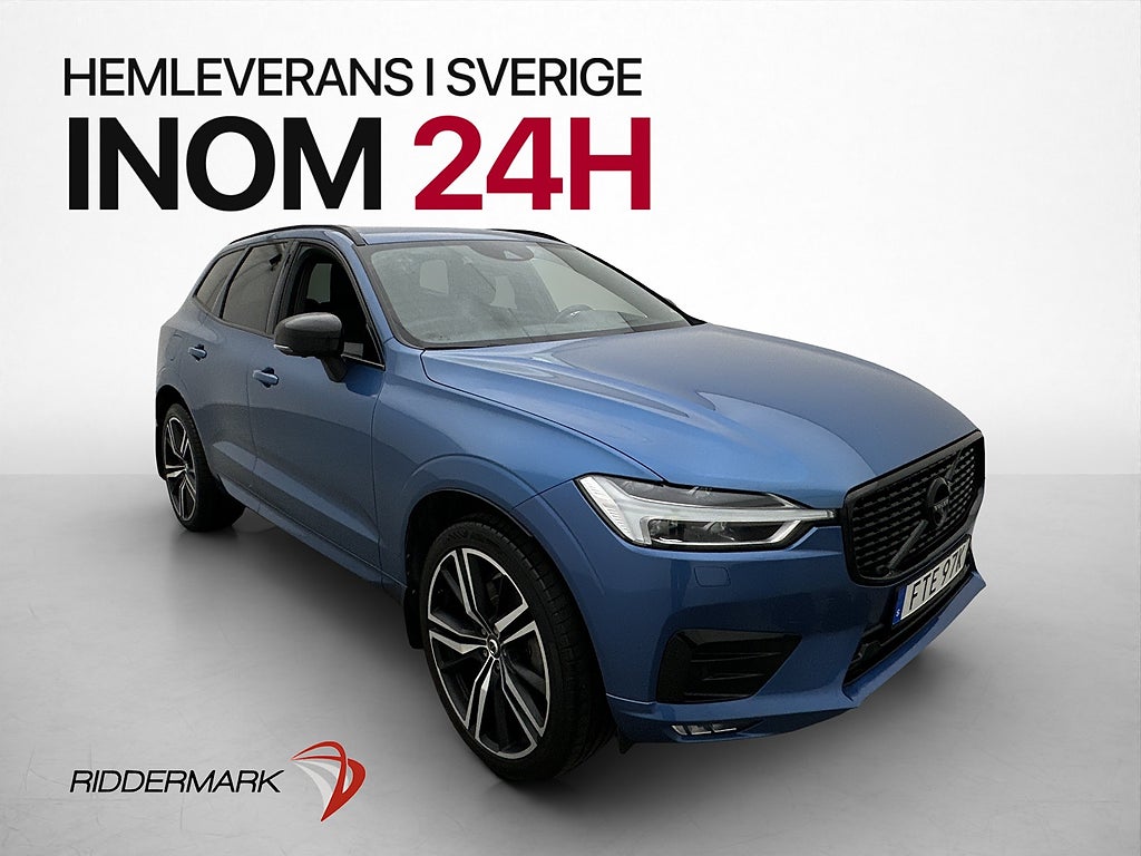 Volvo XC60 B4 AWD R-Design 360° Värmare HuD Skinn Drag