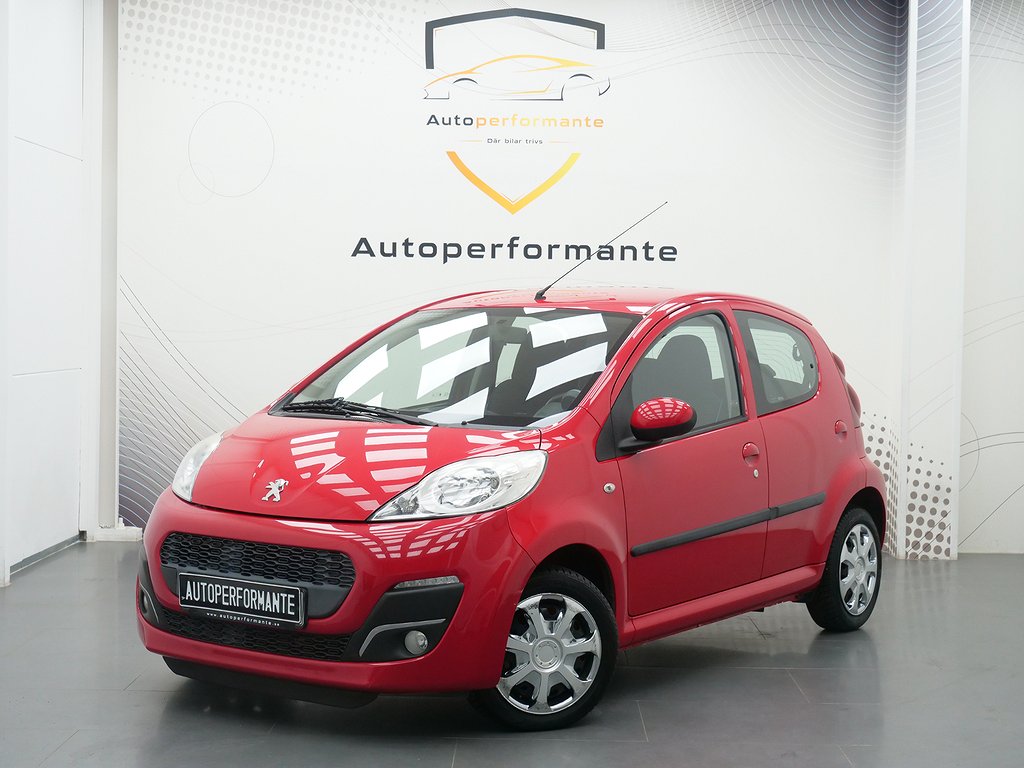 Peugeot 107 5-dörrar 1.0 Låga mil 68hk