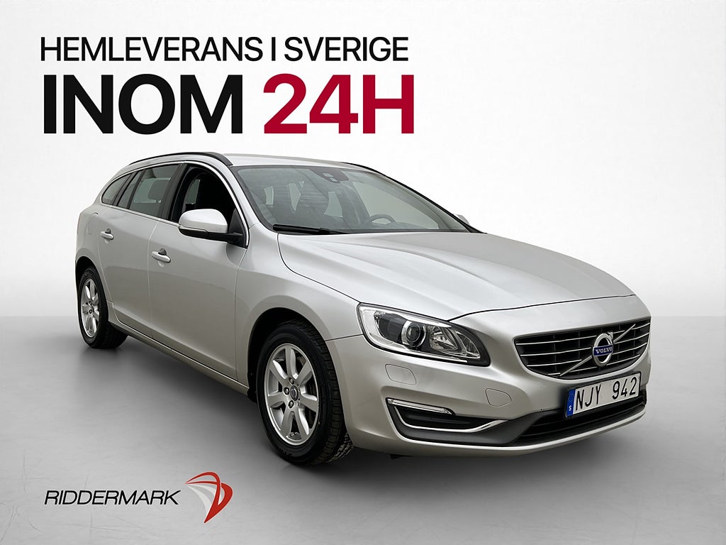Volvo V60 D4 163hk AWD Momentum Värmare Farthållare