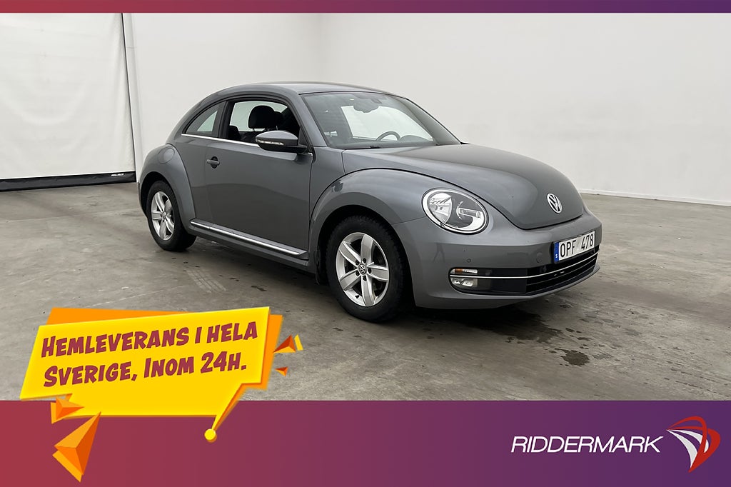 Volkswagen Beetle 1.2 TSI 105hk Premium Sensorer Farthållare