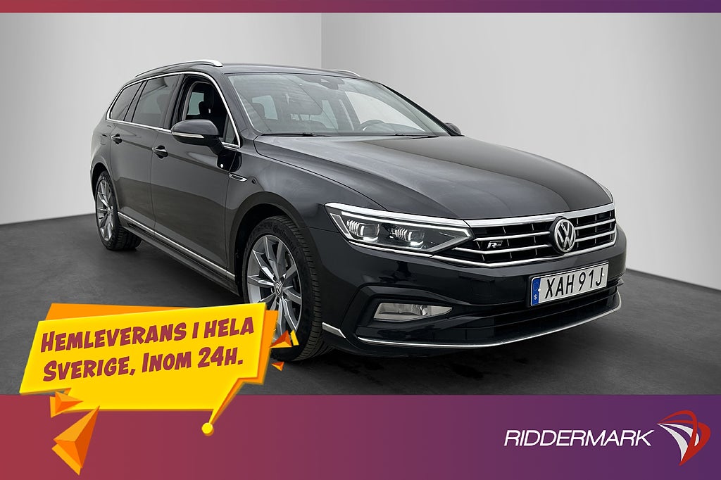 Volkswagen Passat 190hk 4M R-Line GT D-Värmare B-Kamera Drag
