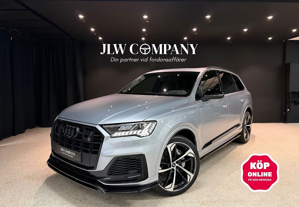 Audi Q7 50 TDI Quattro | 7-Sits | Pano  | S line  | B&O 