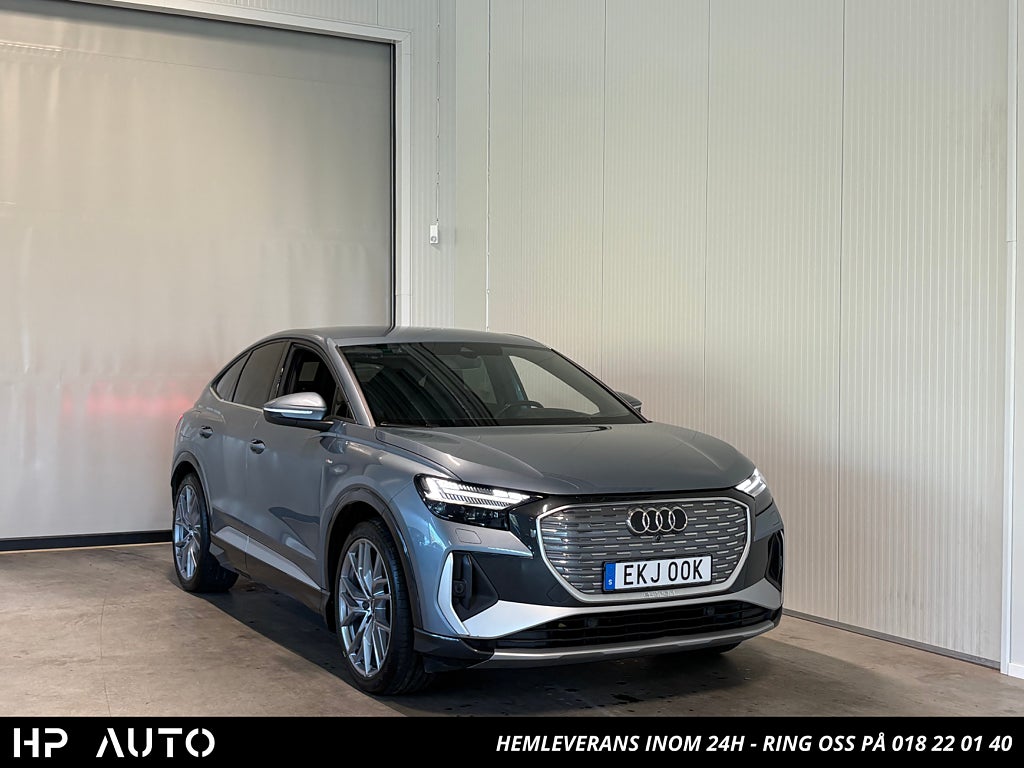 Audi Q4 e-tron 50 Sportback Quattro S-Line Dragkrok Skinn HUD S&V-hjul