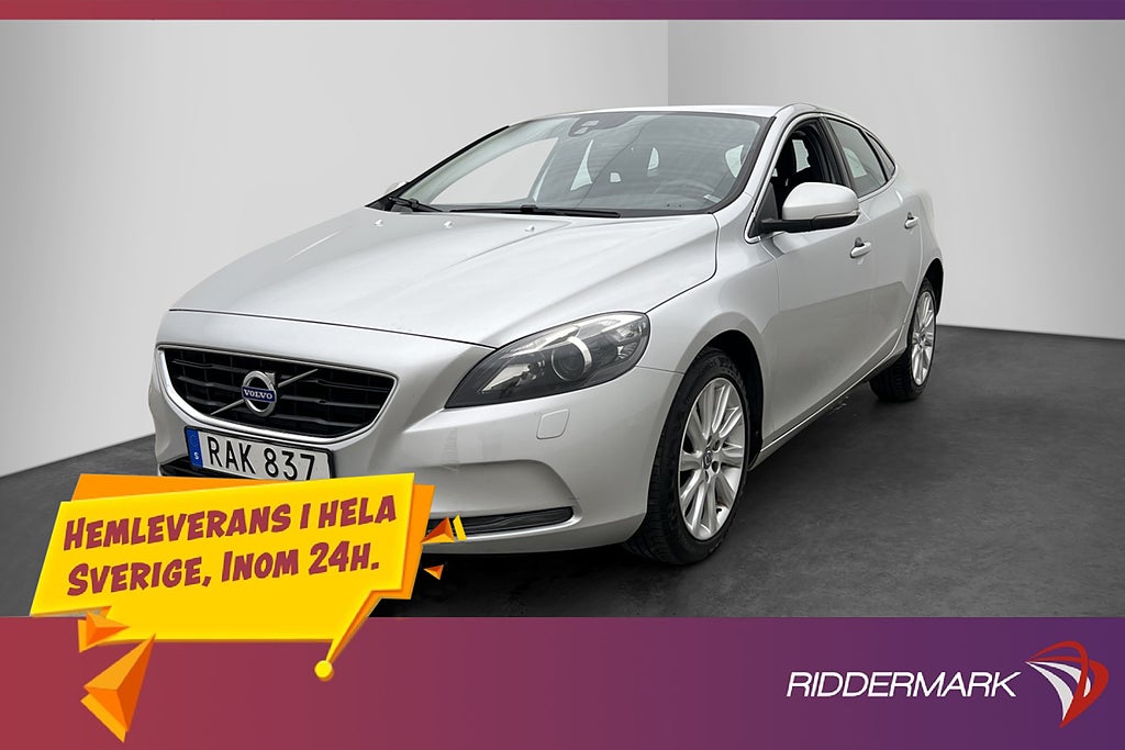 Volvo V40 D2 120hk Momentum P-Värmare P-Sensorer 0.36l/Mil