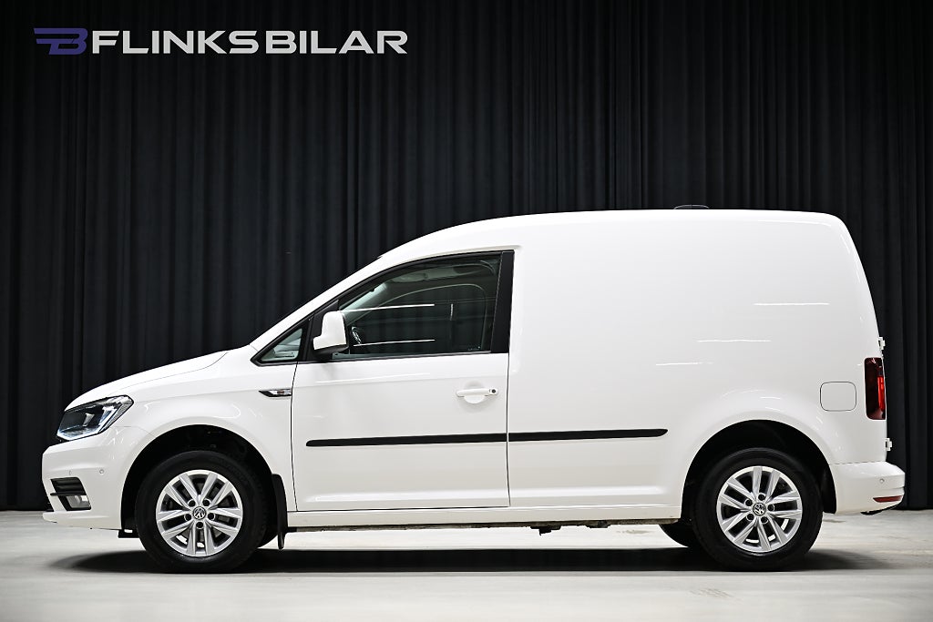 Volkswagen Caddy DSG 102HK Inredd|Girafflucka|Nedlackad|Premiumpkt|SeUtr