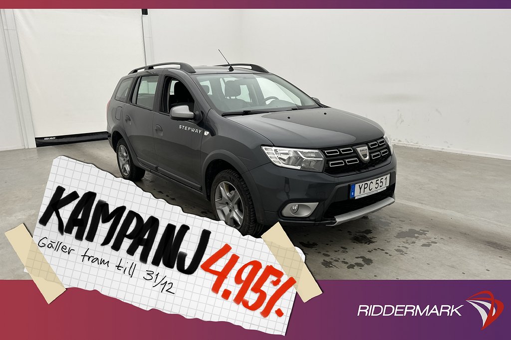 Dacia Logan MCV Stepway TCe 90hk En-bruk Navi S 4,95% Ränta