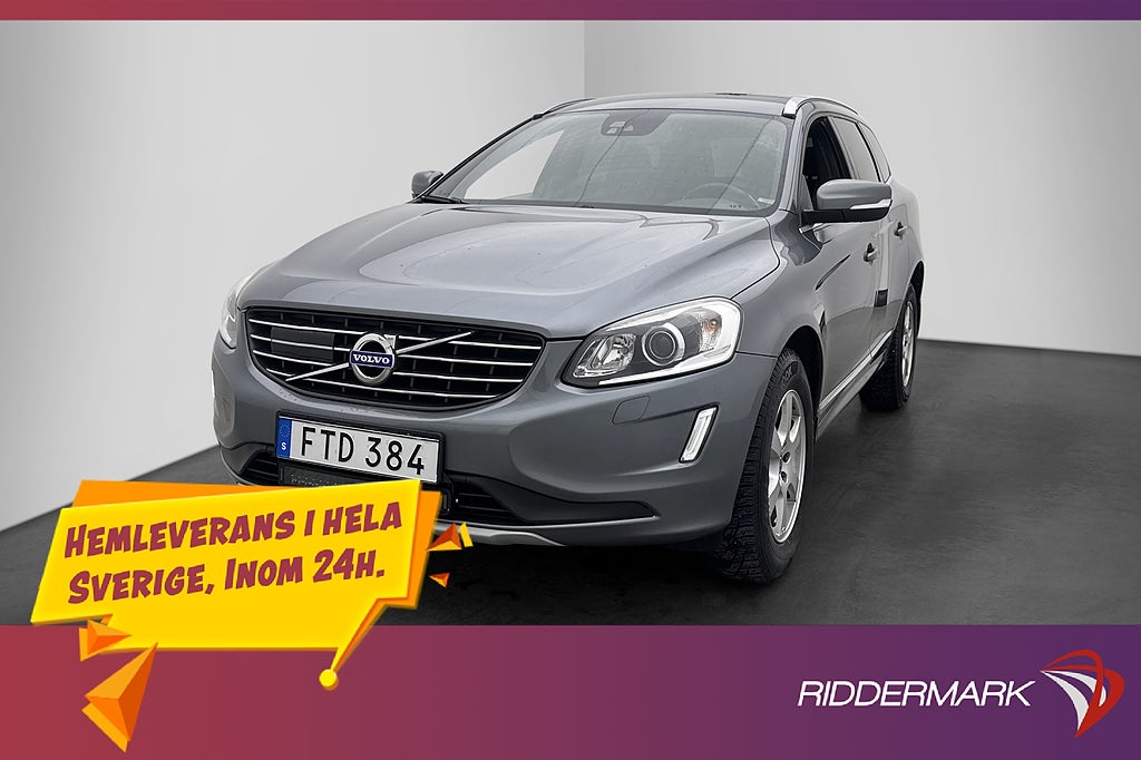 Volvo XC60 D4 AWD Classic Summum Värmare Skinn Dragkrok