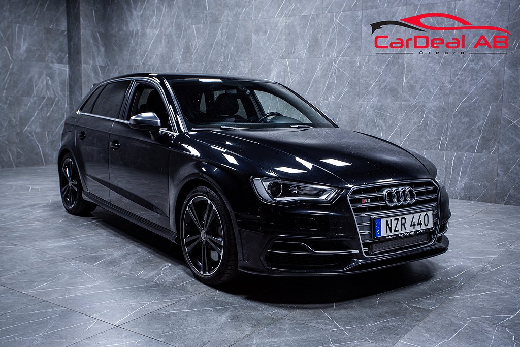 Audi S3 Sportback 2.0 TFSI 300hk Quattro B&O Skinn/Alcantara