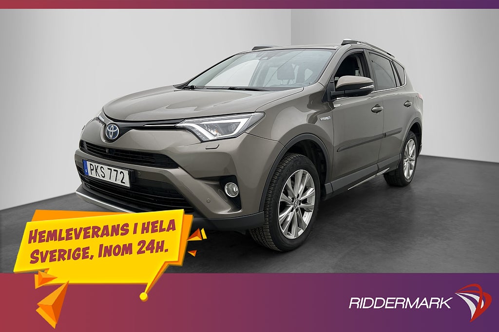 Toyota RAV4 Hybrid 2.5 AWD Executive Pano 360° Läder M-Värm