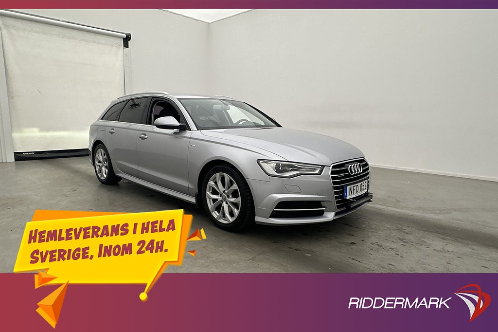 Audi A6 Avant 2.0 TDI Q 190hk S-line Drag D-värm El-baklucka